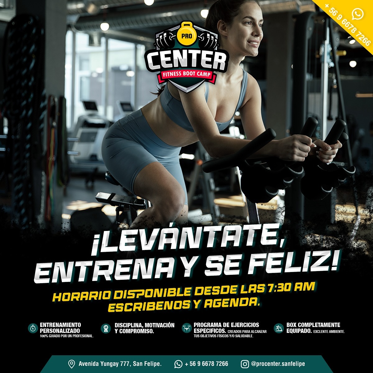 Sesión grupal de boot camp